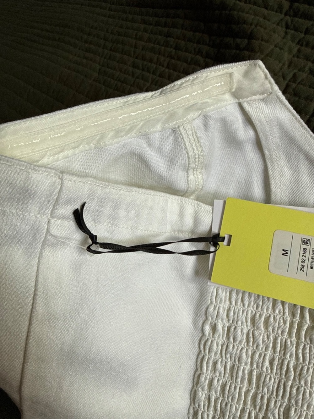 NWT Future Collective x Jenee Naylor White Denim Corset Top Size M - Picture 7 of 8